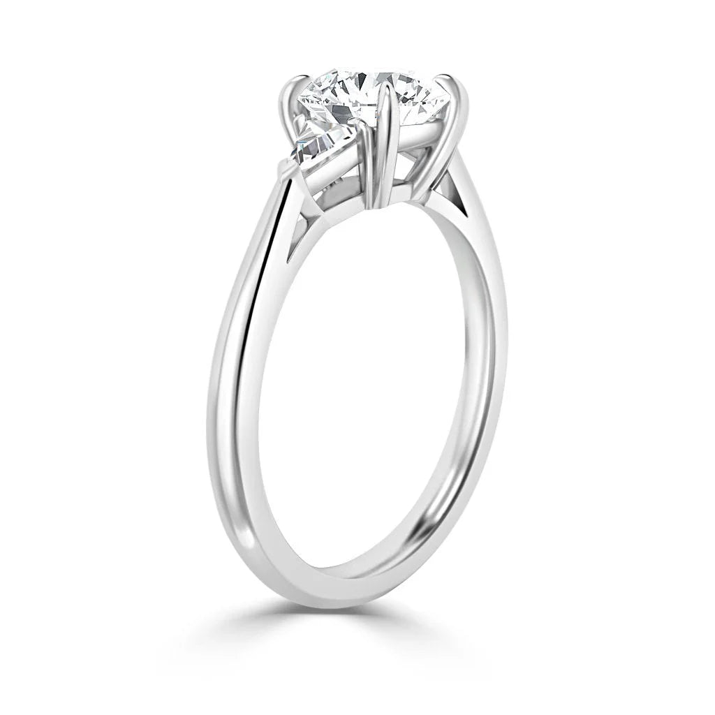 Eleanor - Round Cut Platinum Engagement Ring