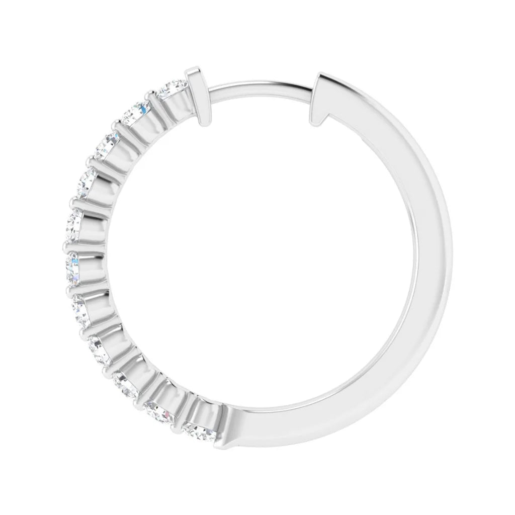 Piper - .48ct Natural Diamond Earrings Platinum