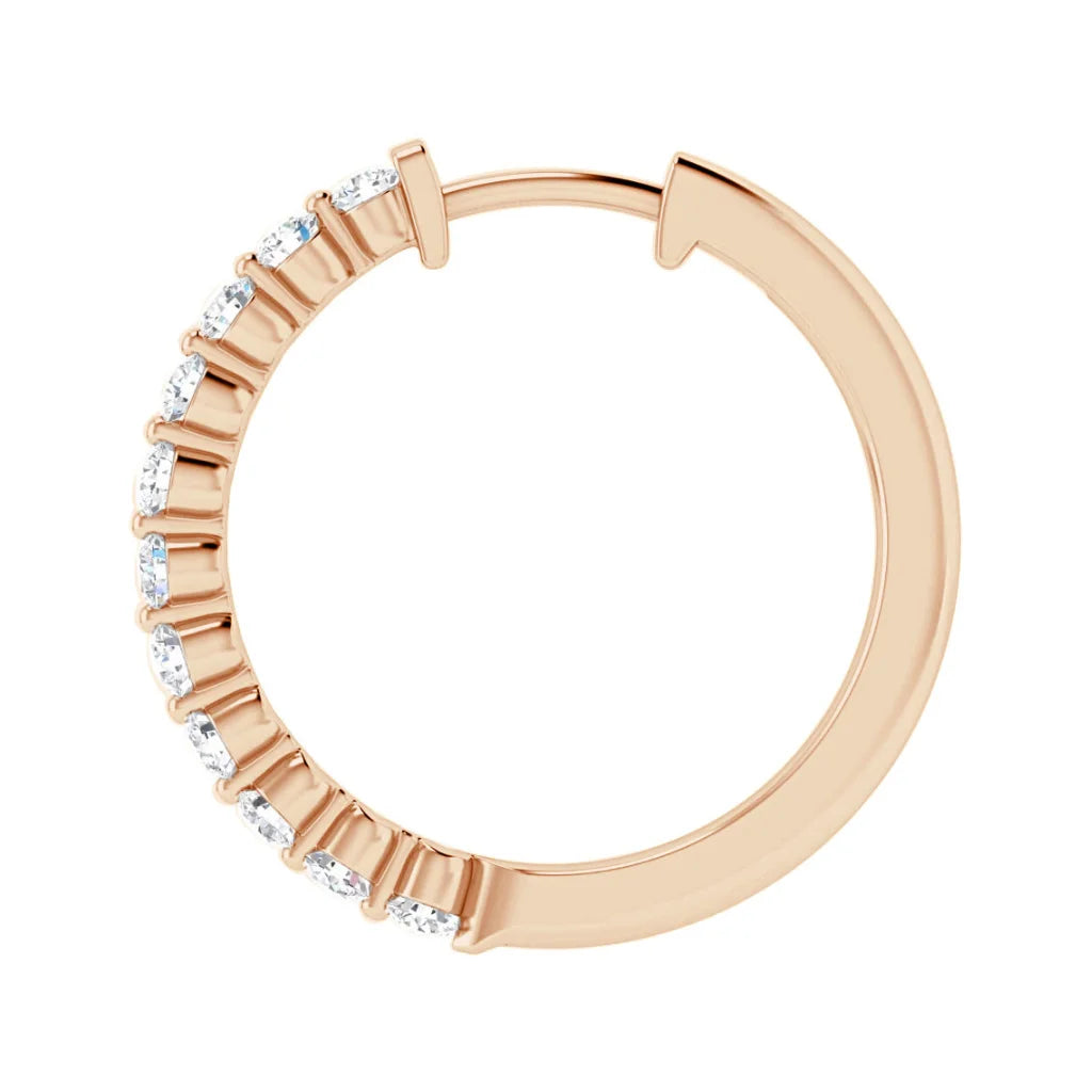 Piper - .48ct Natural Diamond Earrings 18ct Rose Gold