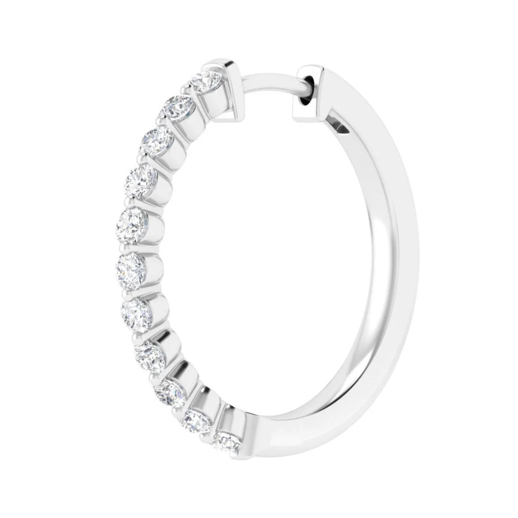 Piper - .48ct Natural Diamond Earrings 18ct White Gold