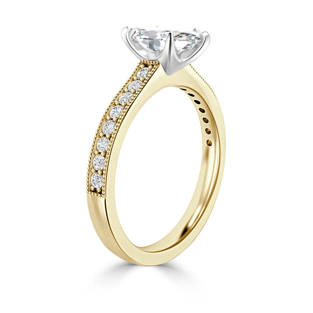 Emma - Marquise Cut 18ct Yellow Gold Engagement Ring
