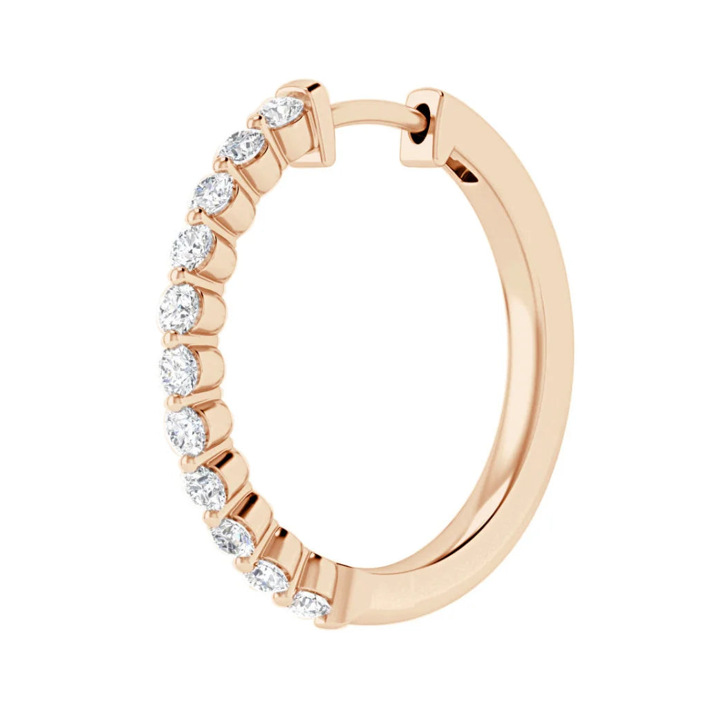 Piper - .48ct Natural Diamond Earrings 18ct Rose Gold