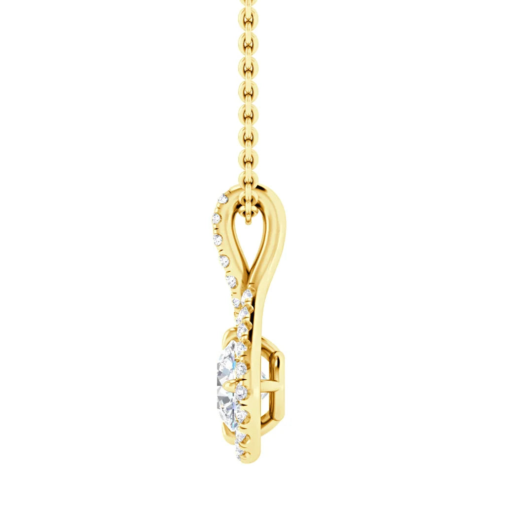 Valentina - .12ct Diamond Necklace 18ct Yellow Gold