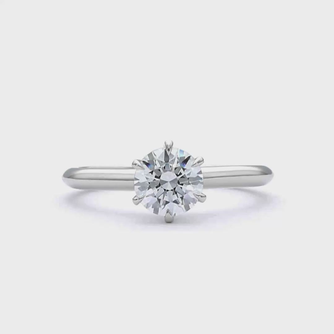 Isabel - Round Cut 18ct Yellow Gold Engagement Ring