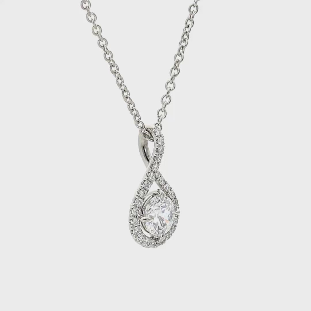 Valentina - .12ct Diamond Necklace 18ct Rose Gold
