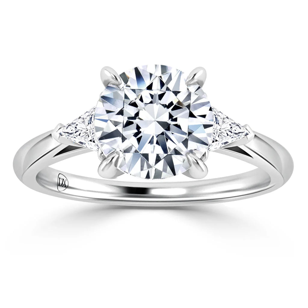 Eleanor - Round Cut 18ct White Gold Engagement Ring