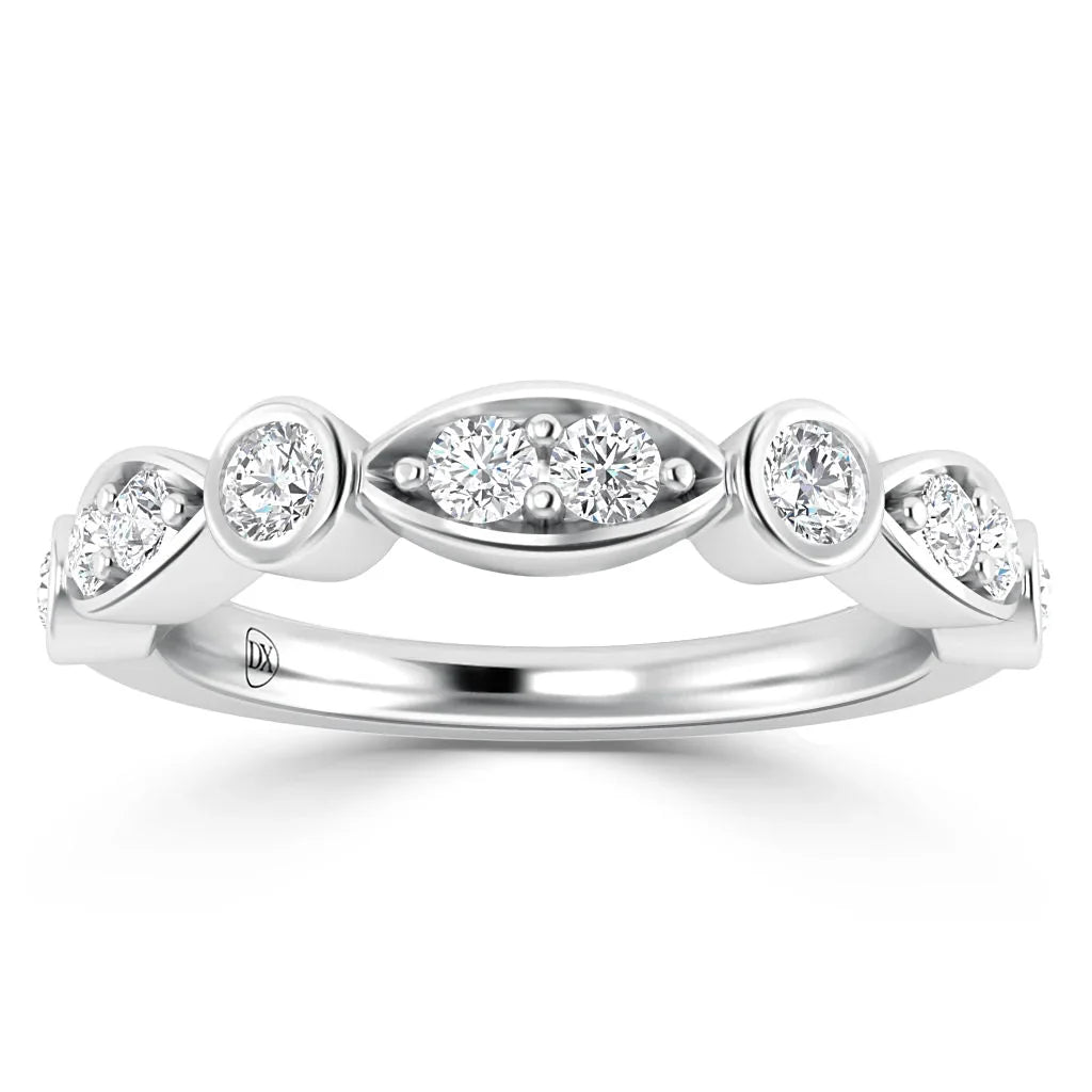 Elsa - 18ct White Gold Wedding Ring