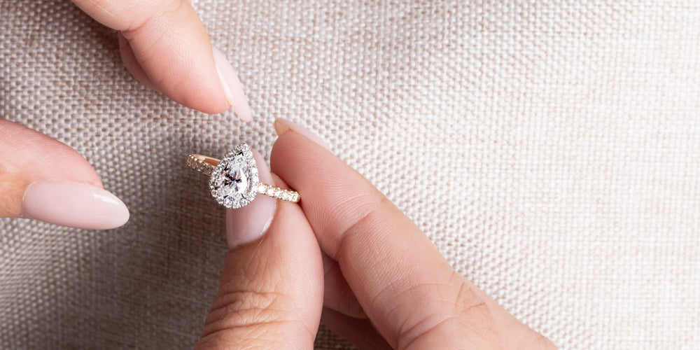 Pear Shaped Diamond Engagement Rings: A Guide