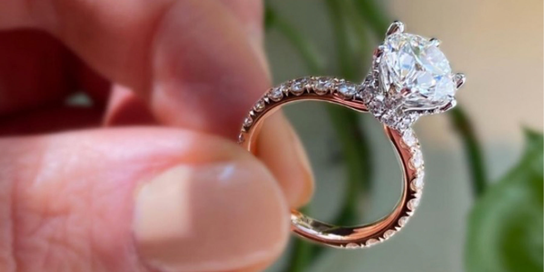 What Is A Diamond Engagement Ring With A Cathedral Setting?