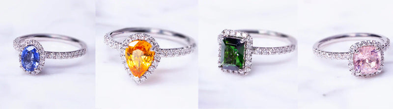 A Guide To Coloured Gemstone Engagement Rings