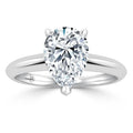 Lucy - Pear Cut 18ct White Gold Engagement Ring