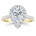 Jasmine - Pear Cut 18ct Yellow Gold Engagement Ring