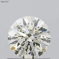 0.51ct Round Natural Diamond (Colour J, Clarity VS2, Cut EX, IGI Certified)