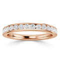 Charlotte - 18ct Rose Gold Natural Diamond Wedding Ring