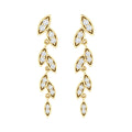 Hazel - .54ct Diamond Earrings 18ct Yellow Gold