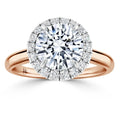 Helen - Round Cut 18ct Rose Gold Engagement Ring