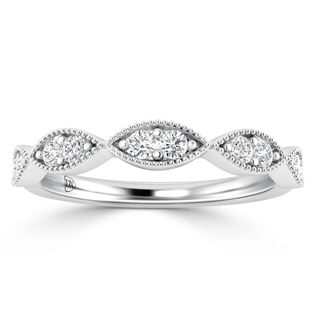 Rita - 18ct White Gold Natural Diamond Wedding Ring