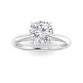 Nancy - Round Cut Platinum Engagement Ring