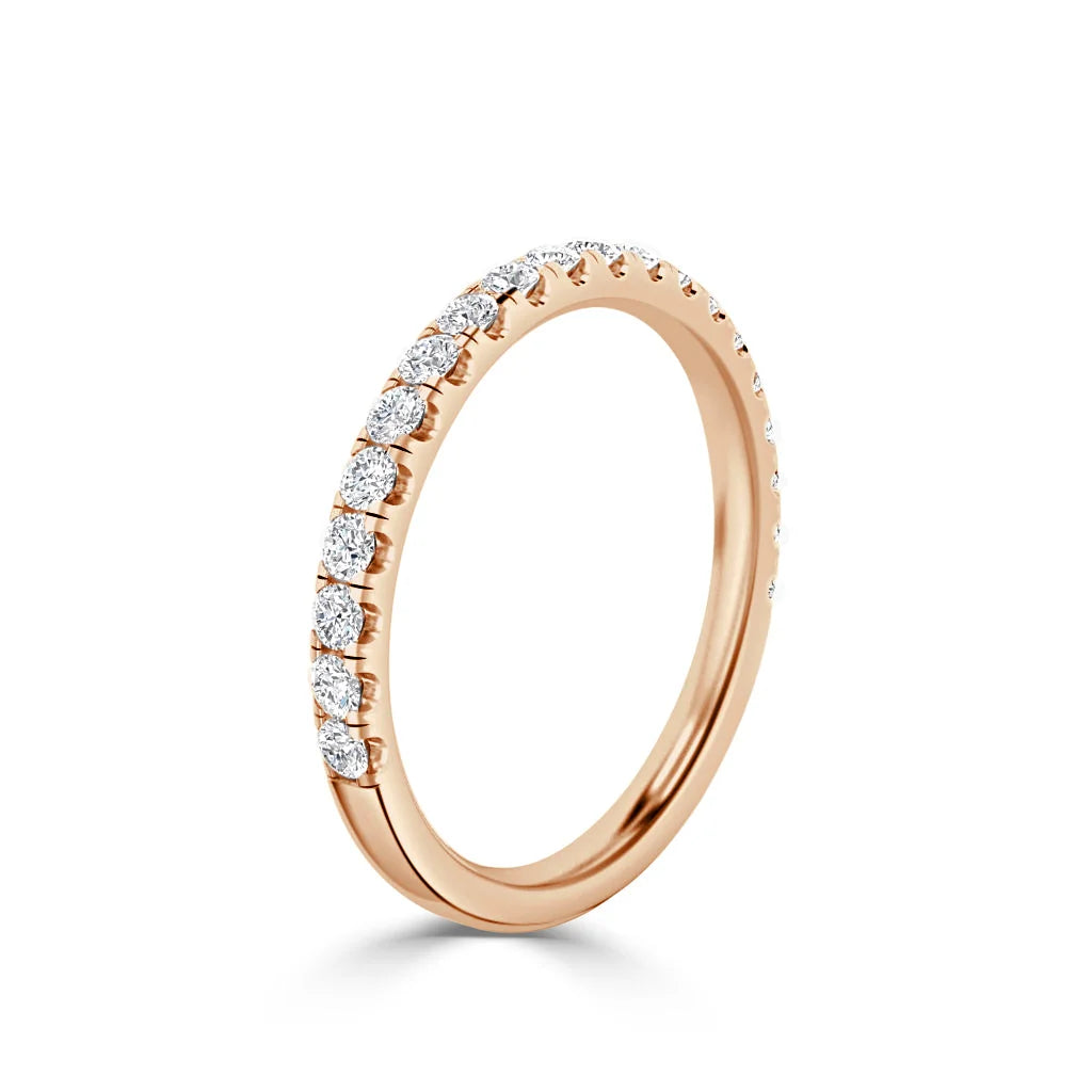 Jasmine - 18ct Rose Gold Natural Diamond Wedding Ring