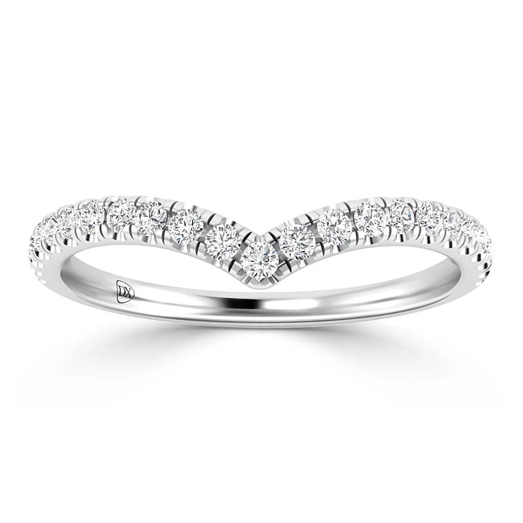 Annika - Platinum Natural Diamond Wedding Ring