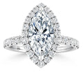 Olivia Molly - Marquise Cut Platinum Engagement Ring