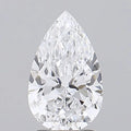1.35ct Pear Lab Grown Diamond (Colour D, Clarity VVS1, IGI Certified)