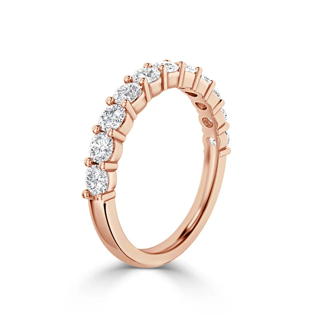 Scarlett - 18ct Rose Gold Natural Diamond Wedding Ring