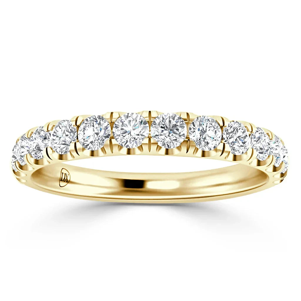 Violet - 18ct Yellow Gold Natural Diamond Wedding Ring