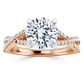 Madeleine - Round Cut 18ct Rose Gold Engagement Ring