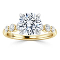 Krista - Round Cut 18ct Yellow Gold Engagement Ring
