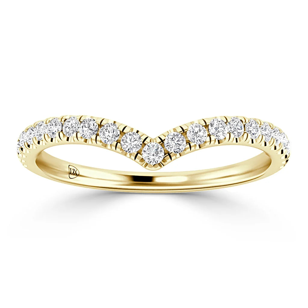 Annika - 18ct Yellow Gold Natural Diamond Wedding Ring