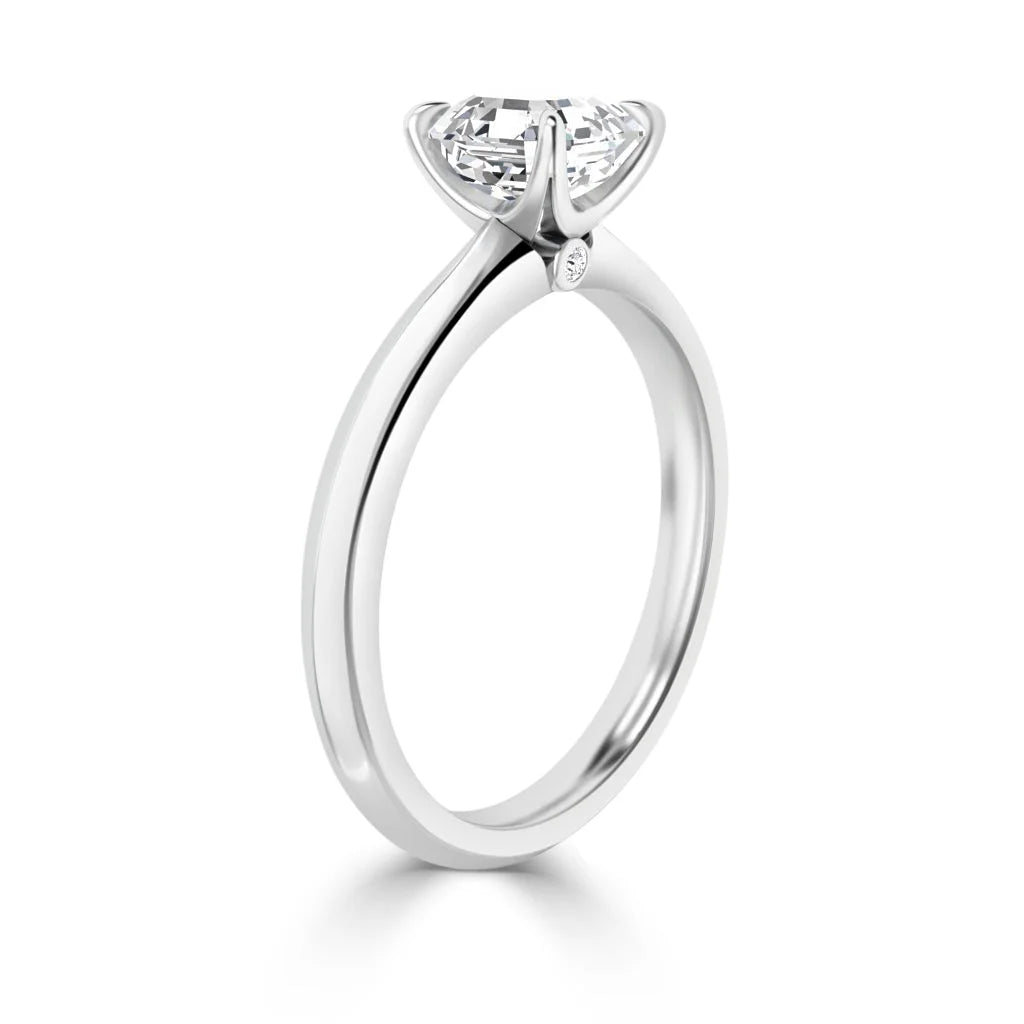 Jessica - Radiant Cut Platinum Engagement Ring