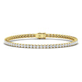 Monica - 4ct Natural Diamond Tennis Bracelet 18ct Yellow Gold