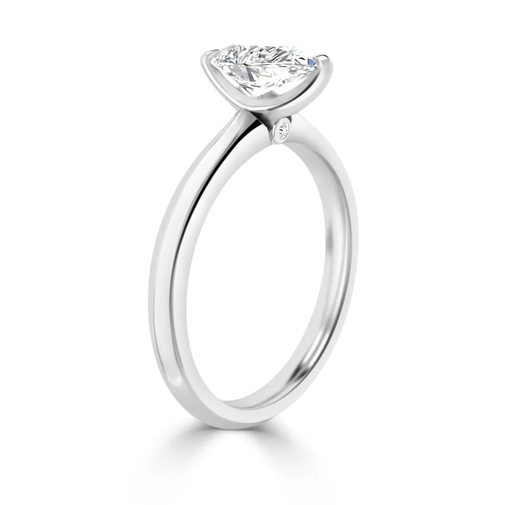 Jessica - Pear Cut Platinum Engagement Ring