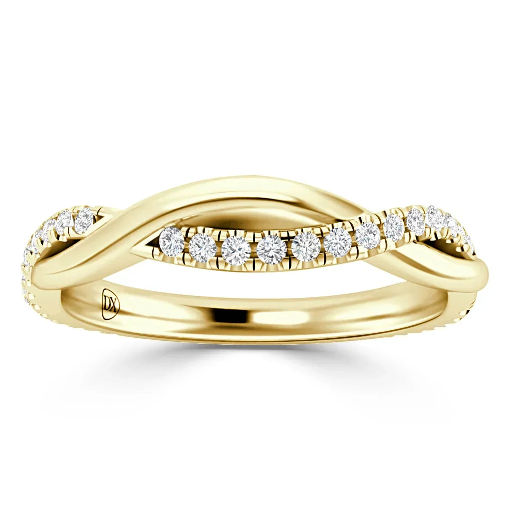 Natasha - 18ct Yellow Gold Natural Diamond Wedding Ring