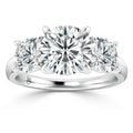 Zoe - Round Cut Platinum Engagement Ring