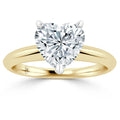 Lucy - Heart Cut 18ct Yellow Gold Engagement Ring
