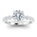 Margot - Round Cut 18ct White Gold Engagement Ring