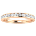 Eva - 18ct Rose Gold Natural Diamond Wedding Ring