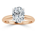 Jessica - Oval Cut 18ct Rose Gold Engagement Ring