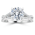 Madeleine - Round Cut Platinum Engagement Ring
