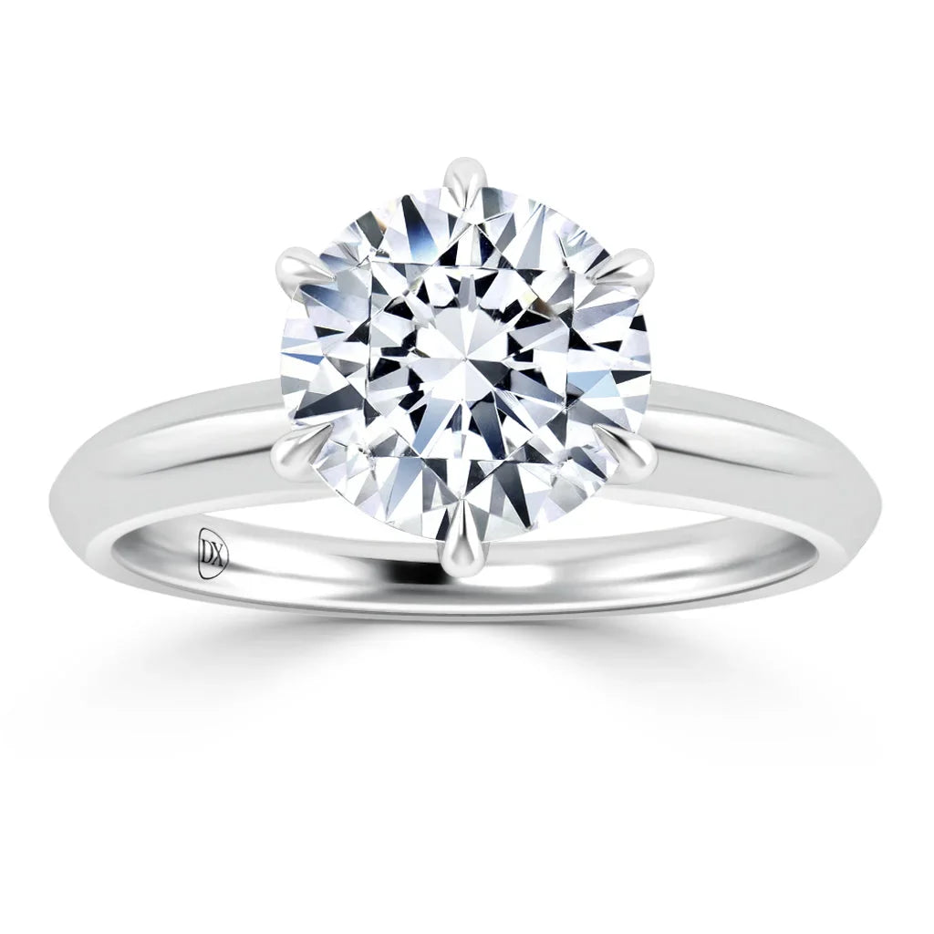 Jessica - Round Cut 18ct White Gold Engagement Ring