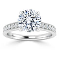 Emma - Round Cut Platinum Engagement Ring