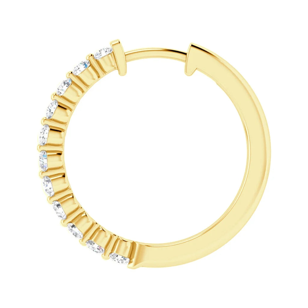 Piper - .48ct Diamond Earrings 18ct Yellow Gold