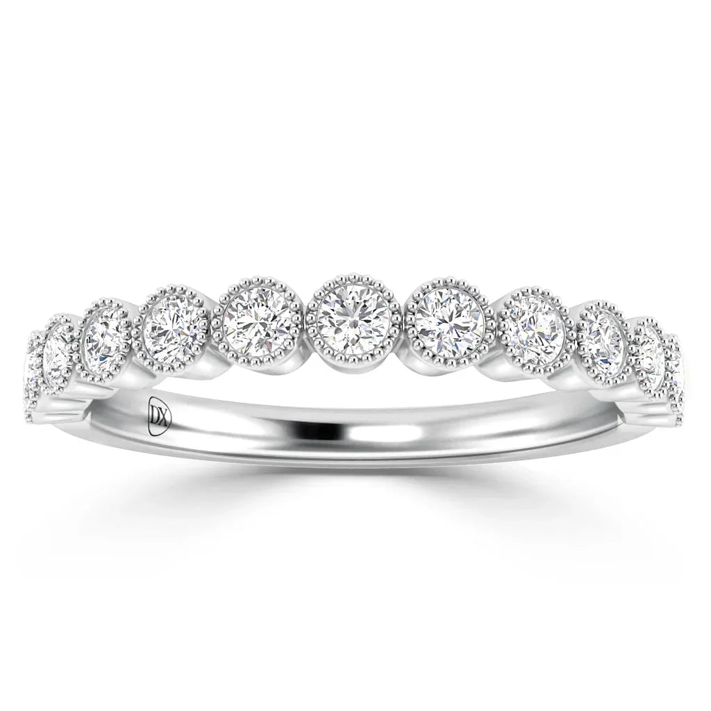 Kristina - 18ct White Gold Natural Diamond Wedding Ring