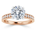Emma - Round Cut 18ct Rose Gold Engagement Ring
