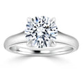 Sara - Round Cut 18ct White Gold Engagement Ring
