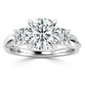 Natasha - Round Cut 18ct White Gold Engagement Ring