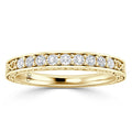 Louise - 18ct Yellow Gold Natural Diamond Wedding Ring