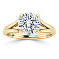 Camilla - Round Cut 18ct Yellow Gold Engagement Ring